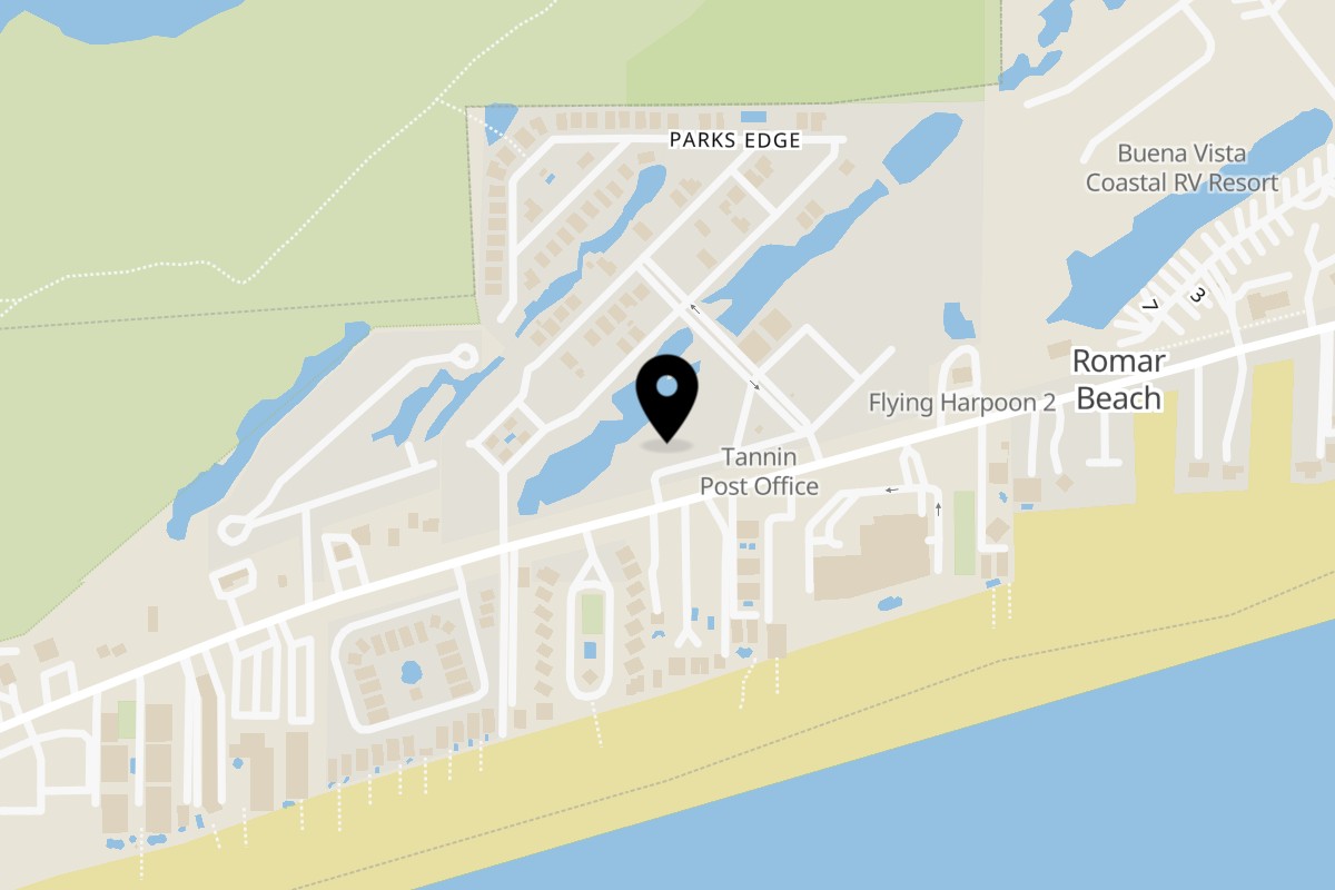 Map showing the location of Billy's Gourmet Hot Dogs Orange Beach on 3a market street in Orange Beach